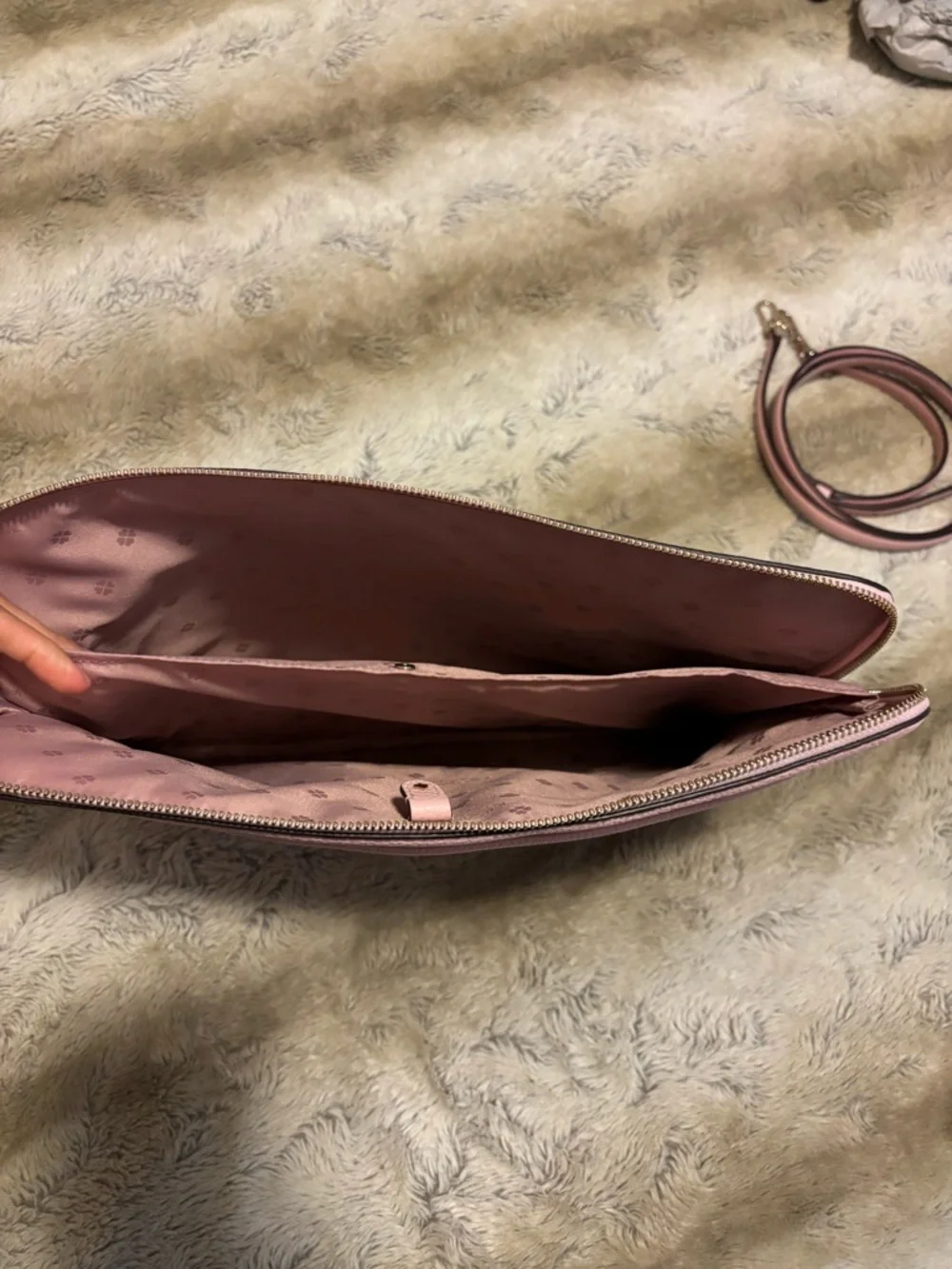 Kate Spade Pink Leather Laptop Bag